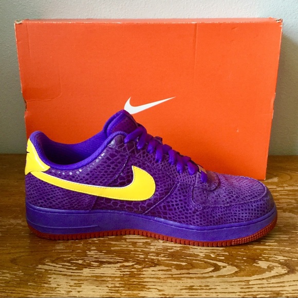 🔥🏆NEW Nike AF1 x LA Lakers Ltd Edition Kobe🏆🔥 - Picture 5 of 8